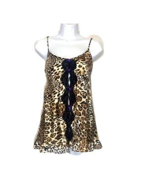 In Bloom by Jonquil Leopard Print Chemise Medium